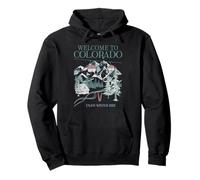 Trendy Apparel Christmas Welcome to Colorado Enjoy The Ride Sweat à Capuche