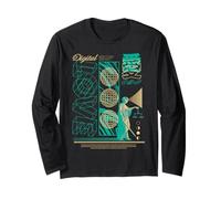 Trendy Apparel Digital Love Neon Justice Woman Moon Phases Manche Longue