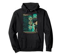 Trendy Apparel Digital Love Neon Justice Woman Moon Phases Sweat à Capuche