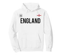 Trendy Apparel England Bold Text National Crest & Flag Badge Sweat à Capuche