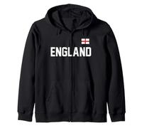 Trendy Apparel England Large Chest Text England Flag Sweat à Capuche