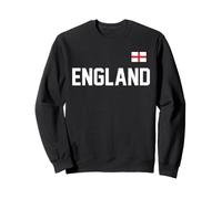 Trendy Apparel England Large Chest Text England Flag Sweatshirt