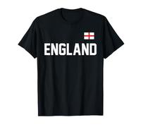 Trendy Apparel England Large Chest Text England Flag T-Shirt