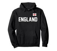 Trendy Apparel England National Colors Flag Embeded Sheild Sweat à Capuche