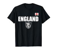 Trendy Apparel England Shield Crest & Chest St. George Flag T-Shirt