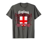 Trendy Apparel England St. George Cross Shield and Banner T-Shirt