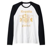 Trendy Apparel España Reina De España Futbol Shield Crest Manche Raglan