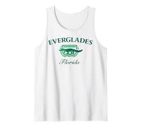 Trendy Apparel Everglades Florida Alligator Crest and Shield Débardeur