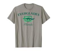 Trendy Apparel Everglades Florida Alligator Crest and Shield T-Shirt