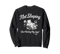 Trendy Apparel Father's Day Not Sleeping Just Resting Bear Sweatshirt