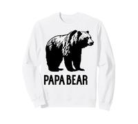 Trendy Apparel Father's Day Papa Bear Grizzly Bear Sweatshirt