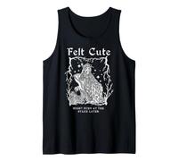 Trendy Apparel Felt Cute Might Burn At The Stake Later Witch Débardeur