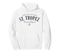 Trendy Apparel French Riviera St. Tropez Costal Elegance Sweat à Capuche