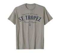 Trendy Apparel French Riviera St. Tropez Costal Elegance T-Shirt