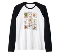 Trendy Apparel Game Day Go Team Football Stamps Collage Manche Raglan