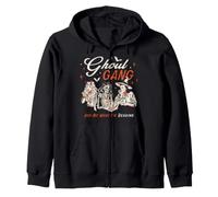 Trendy Apparel Halloween Ghoul Gang Ask Me What I'm Reading Sweat à Capuche
