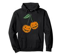 Trendy Apparel Halloween Jack O Lantern Cherry Pumpkin Big Sweat à Capuche