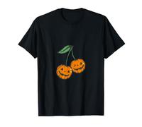 Trendy Apparel Halloween Jack O Lantern Cherry Pumpkin Small T-Shirt