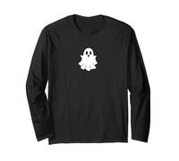 Trendy Apparel Halloween Spooky Ghost Pocket Stay Spooky Manche Longue