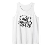 Trendy Apparel Halloween Spooky Vibes Moonlit Skies Ghost Débardeur