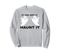 Trendy Apparel Halloween Twin Ghosts If You Got It Haunt It Sweatshirt