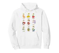 Trendy Apparel Happy Geese Grid of Summer Time Costumes Sweat à Capuche