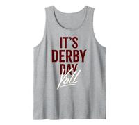 Trendy Apparel It's Derby Day Y'all Large and Bold Text Font Débardeur