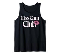 Trendy Apparel Kiss Cam Club Lipstick Vintage Light Logo Débardeur