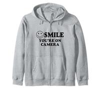 Trendy Apparel Kiss Cam Smile You are on Camera Sweat à Capuche