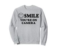 Trendy Apparel Kiss Cam Smile You are on Camera Sweatshirt
