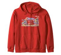 Trendy Apparel La Dolce Vita Henri Edmond Cross Watercolor Sweat à Capuche