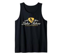 Trendy Apparel Lake Tahoe California Snow Mountain Skiing Débardeur