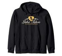 Trendy Apparel Lake Tahoe California Snow Mountain Skiing Sweat à Capuche