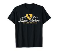 Trendy Apparel Lake Tahoe California Snow Mountain Skiing T-Shirt