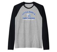 Trendy Apparel Little Dude's Surf Shack Venice Beach CA Wave Manche Raglan