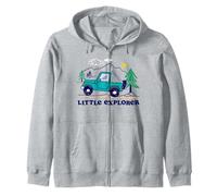 Trendy Apparel Little Explorer Off Road Vehicle in The Woods Sweat à Capuche