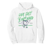 Trendy Apparel Live Fast Drive Hard Golf Club Golfing Ball Sweat à Capuche