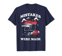 Trendy Apparel Mistakes Were Made Upside Down Golf Cart T-Shirt