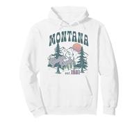 Trendy Apparel Montana Glacier Park Est 1901 Forest Sun Rise Sweat à Capuche