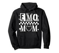 Trendy Apparel Mother's Day Emo Mom Alternative Stencil Font Sweat à Capuche