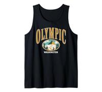 Trendy Apparel Olympic Washington Eagle Soaring Over Forest Débardeur