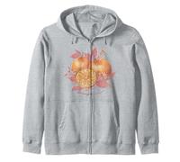 Trendy Apparel Oranges Fruit Arrangement Watercolor Painting Sweat à Capuche