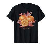 Trendy Apparel Oranges Fruit Arrangement Watercolor Painting T-Shirt