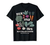 Trendy Apparel Pick Your Own Sun Valley Farms Vegetables T-Shirt