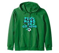 Trendy Apparel Play Hard Or Go Home Inspirational Quote Sweat à Capuche