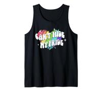 Trendy Apparel Pride Can't Hide My Pride Rainbow Heart Débardeur