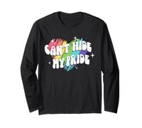 Trendy Apparel Pride Can't Hide My Pride Rainbow Heart Manche Longue