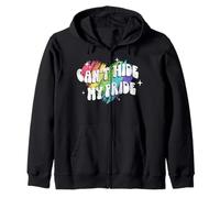 Trendy Apparel Pride Can't Hide My Pride Rainbow Heart Sweat à Capuche
