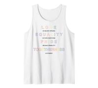 Trendy Apparel Pride Love is Never Wrong Equality for All Débardeur