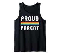 Trendy Apparel Pride Proud Parent Rainbow Flag Banner Débardeur